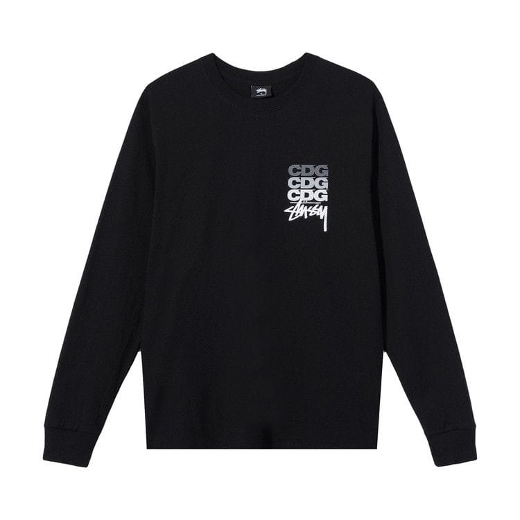 Stussy x Comme des Garçons Dot Long-Sleeve T-Shirt Black