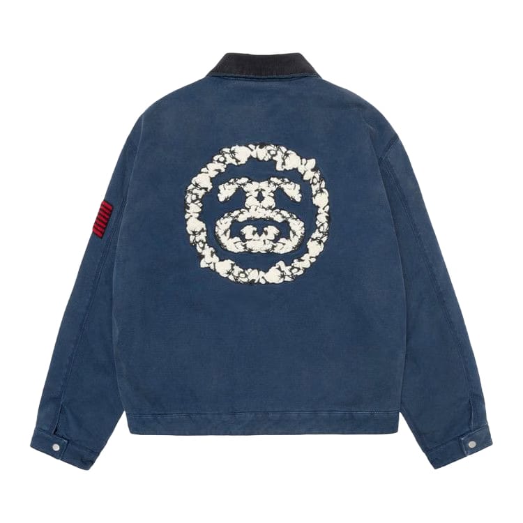 Stussy x Denim Tears Canvas Jacket Blue