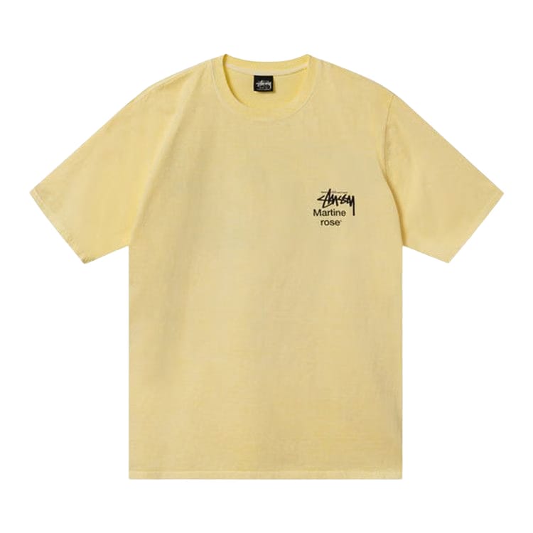 Stussy x Martine Rose Collage Pigment Dyed T-Shirt Lemon
