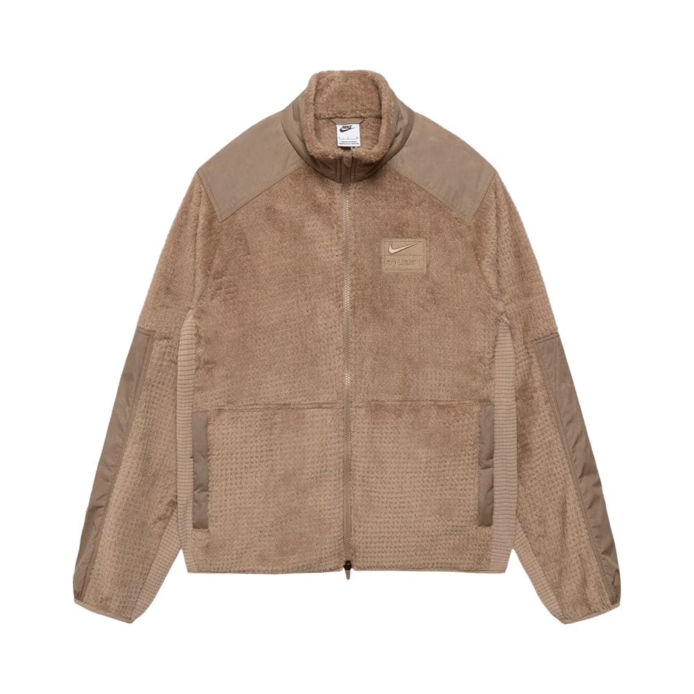 Stussy x Nike Full Zip Fleece Pine Nut