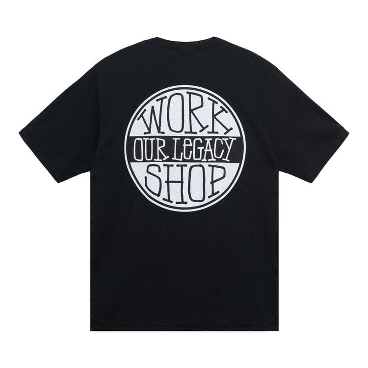 Stussy x Our Legacy Dot Pigment Dyed T-Shirt Black