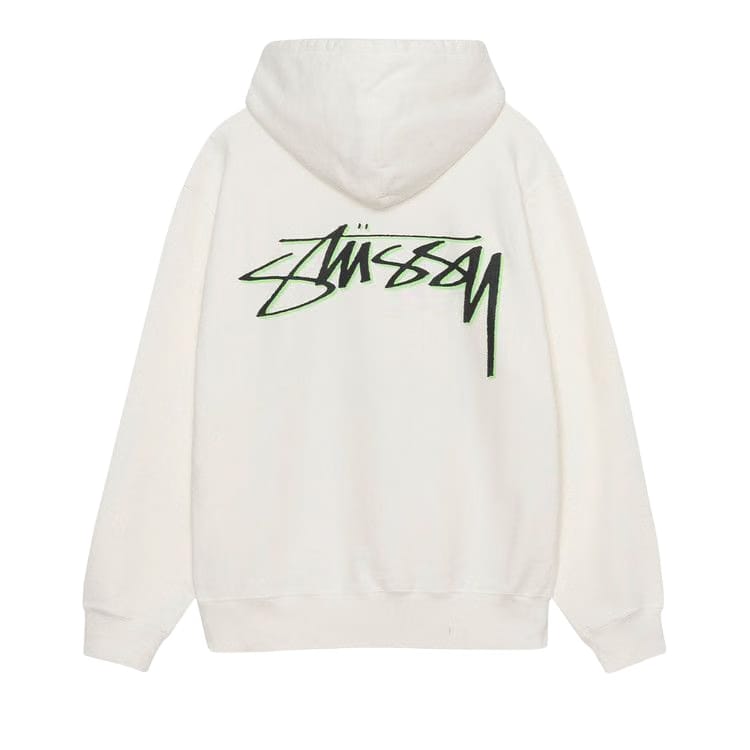 Stussy x Our Legacy Drop Shadow Pigment Dyed Hoodie Natural