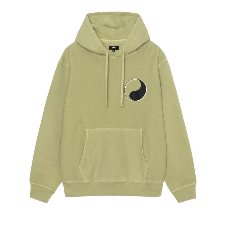 Stussy x Our Legacy Drop Shadow Pigment Dyed Hoodie Tarragon