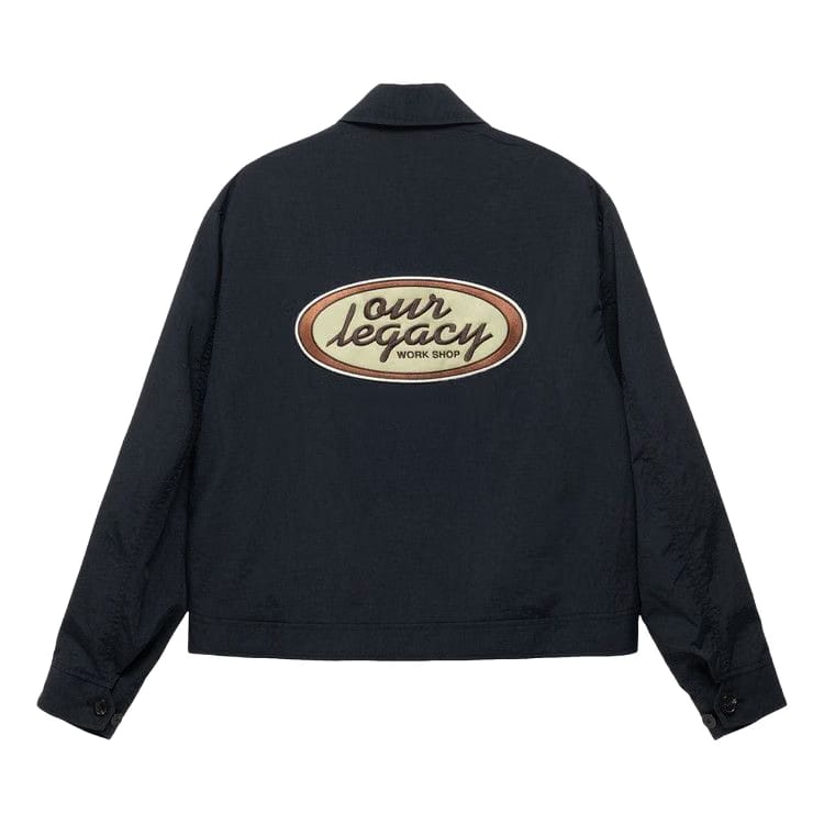 Stussy x Our Legacy Work Shop Blouson Jacket Midnight Nylon Taffeta