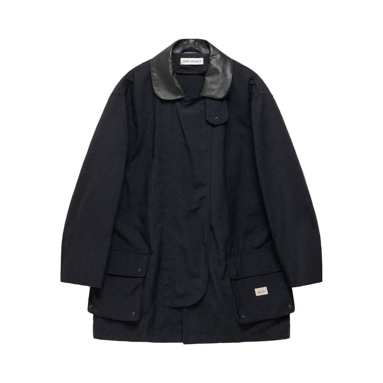 Stussy x Our Legacy Work Shop Fireman Jacket Black Nylon Cordura