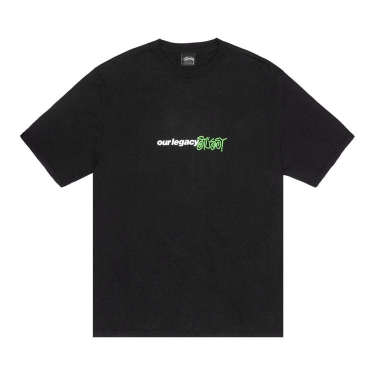 Stussy x Our Legacy Work Shop Sport Pigment Dyed T-Shirt Black