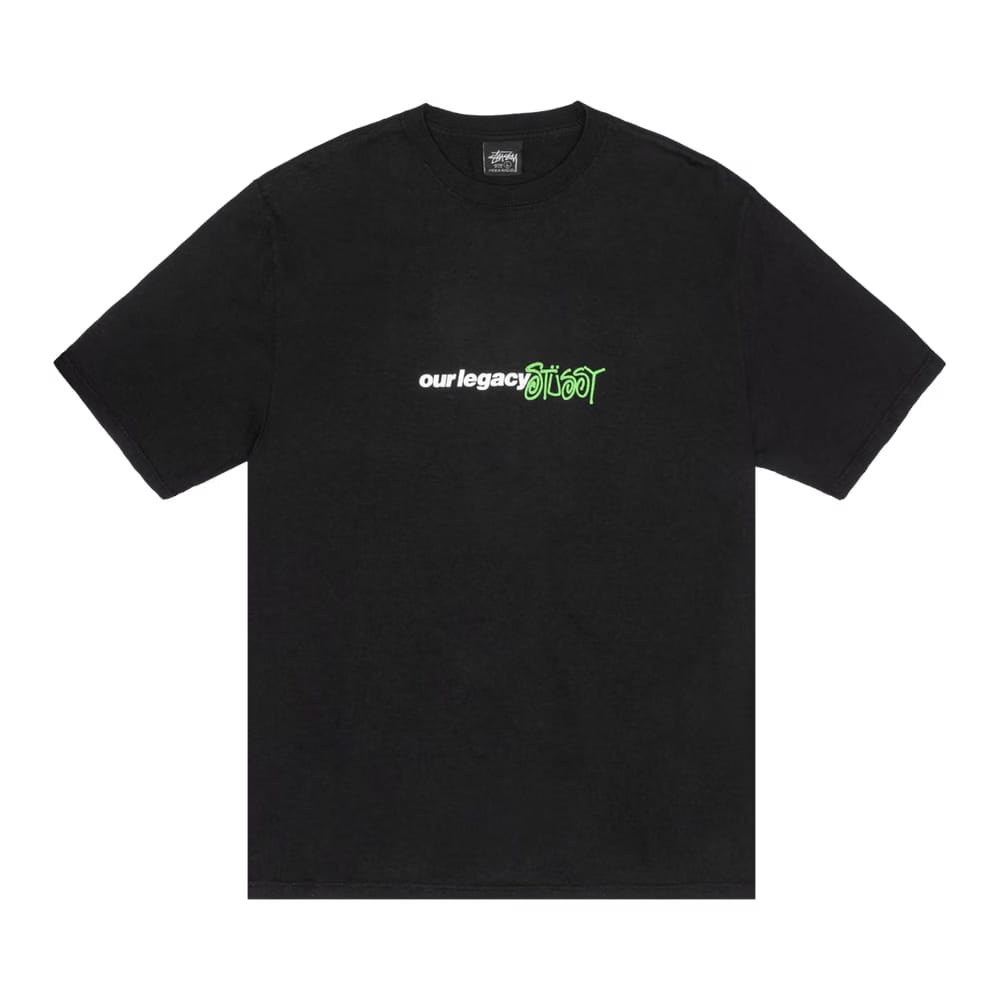 Stussy x Our Legacy Work Shop Sport Pigment Dyed T-Shirt Black