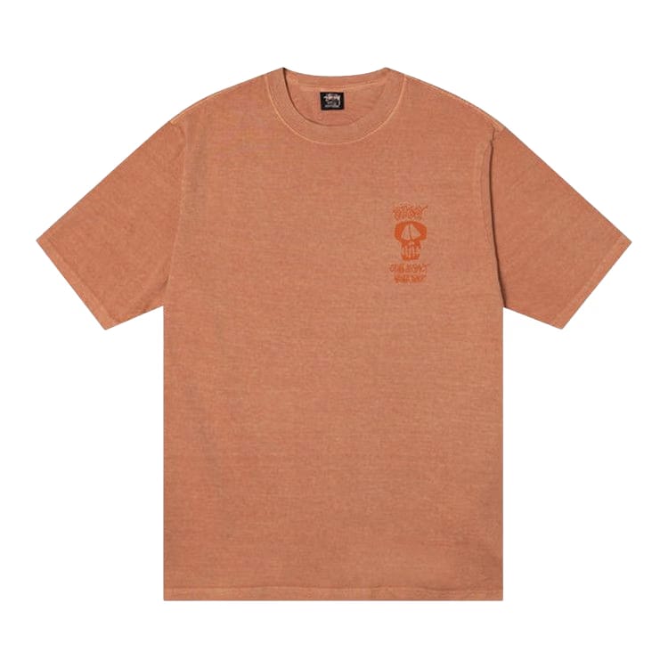 Stussy x Our Legacy Work Shop Surf Skull Pigment Dyed T-Shirt Clay