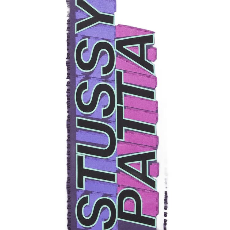 Stussy x Patta What it is to be will be T-Shirt Purple