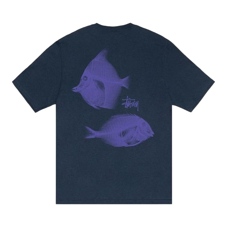 Stussy X-Ray Fishin T-Shirt Navy