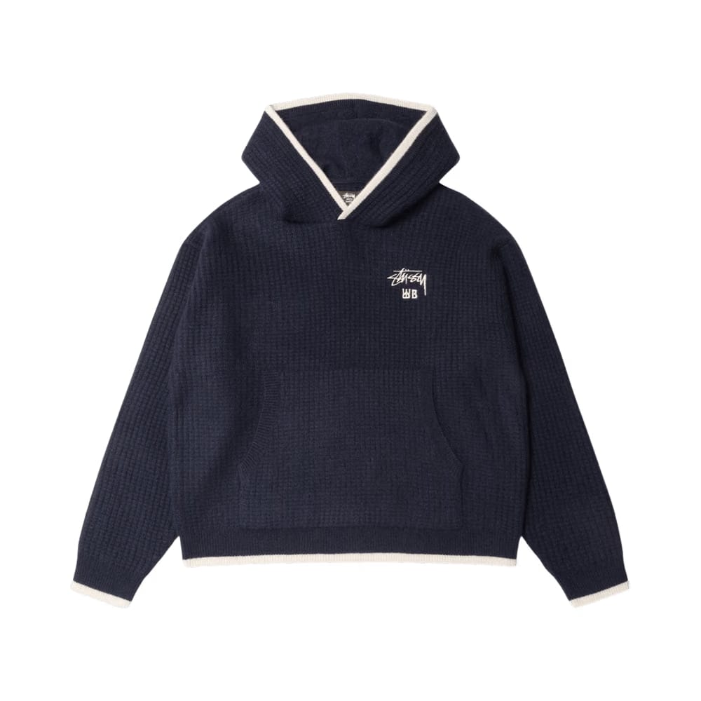 Stussy x Wales Bonner Cashmere Hoodie Navy