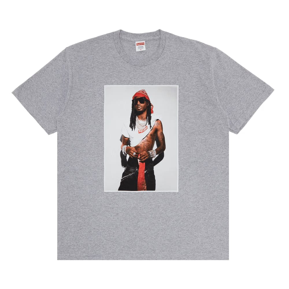 Supreme Playboi Carti T-Shirt Heather Grey