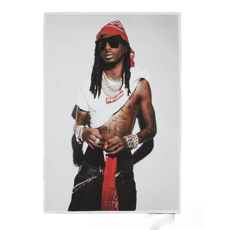 Supreme Playboi Carti T-Shirt Woodland Camo
