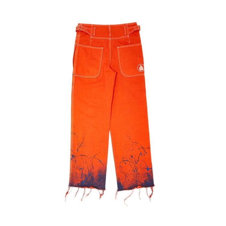 Gallery Dept. x Lanvin Paint Splatter Jeans Orange