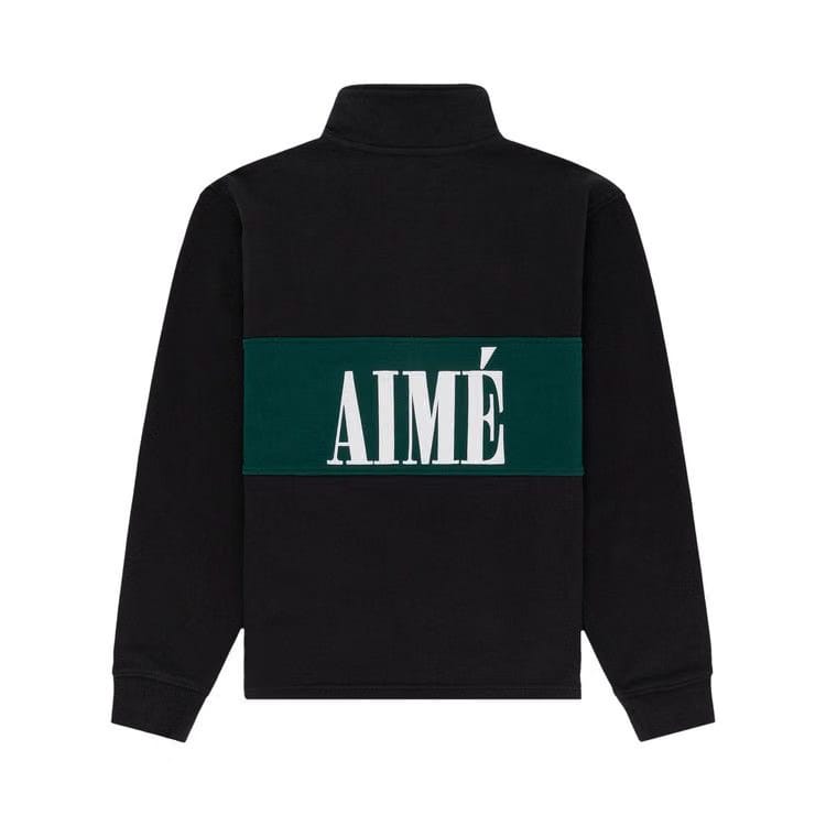 Aimé Leon Dore Quarter Zip Pullover Jet Black