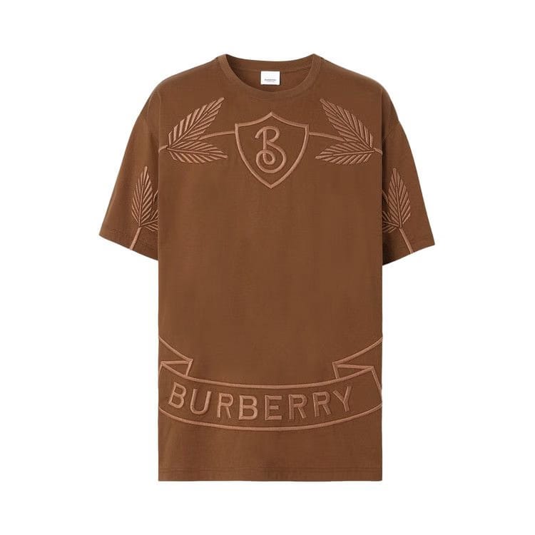 Burberry Oak Leaf Crest T-Shirt Dark Birch Brown