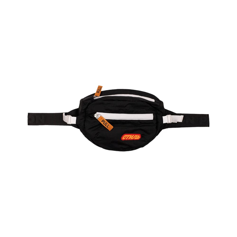 Heron Preston Padded Fanny Pack Bag Black
