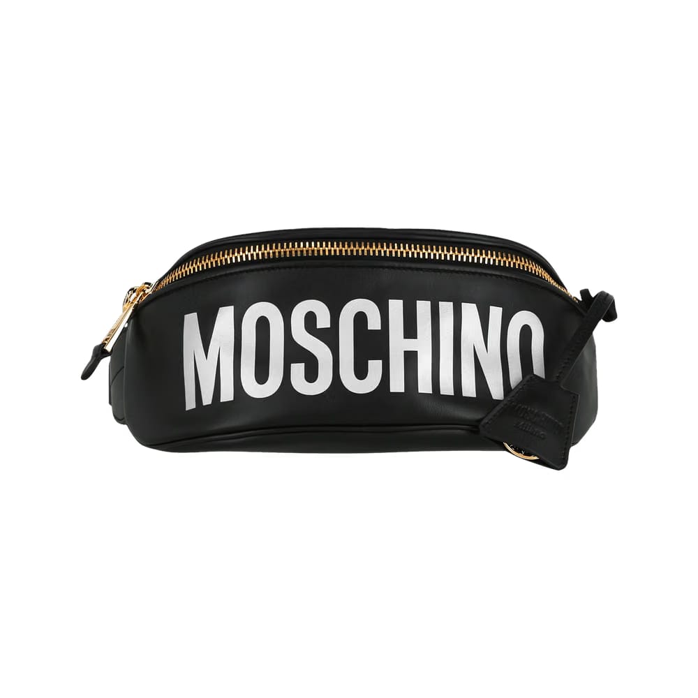 Moschino Logo Belt Bag Black Print