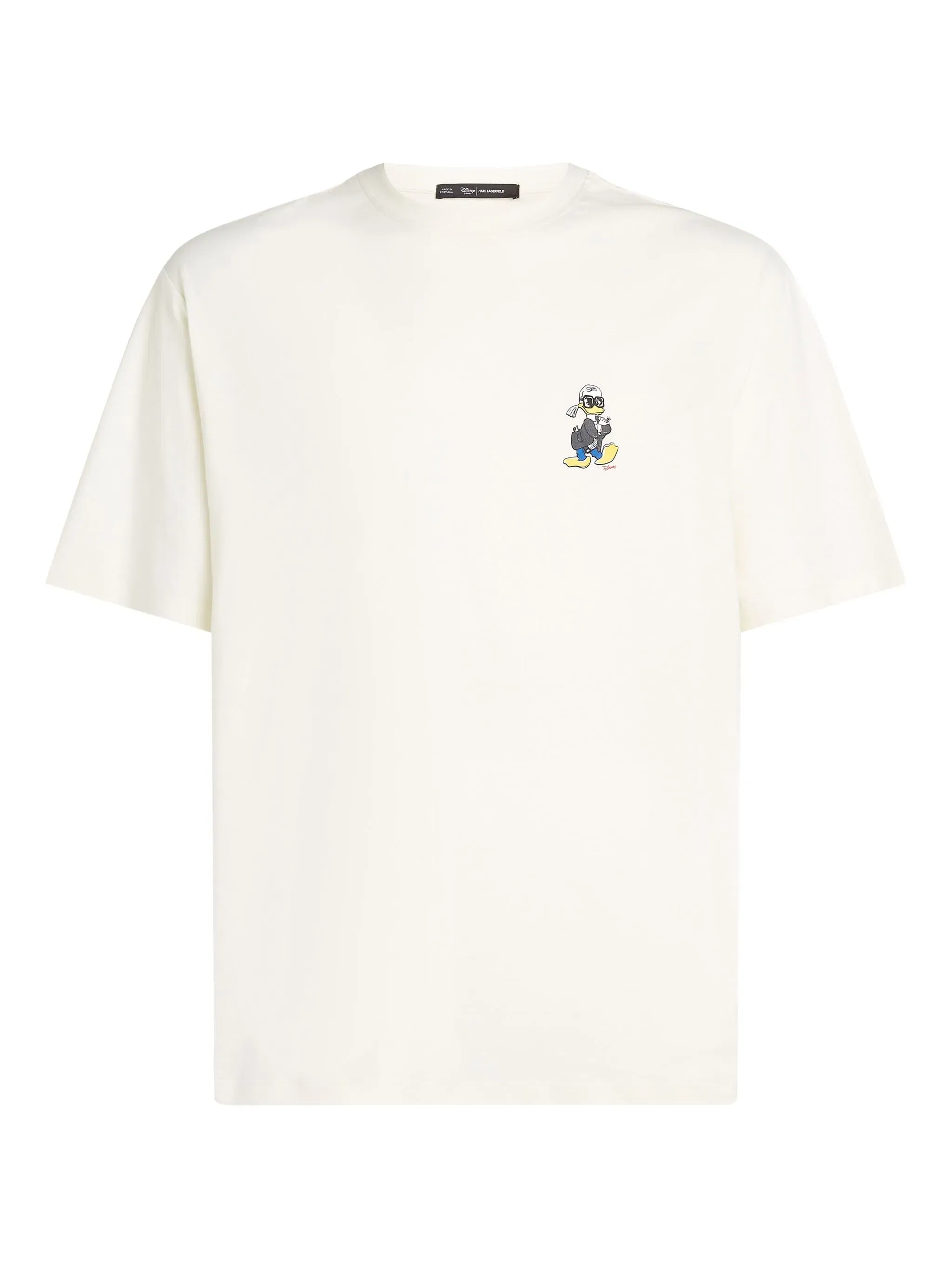 Karl Lagerfeld x Disney Donald Duck embroidered T-Shirt White