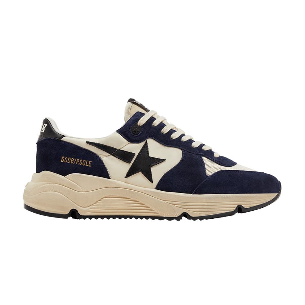 Golden Goose Running Sole Blue White