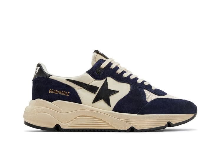 Golden Goose Running Sole Blue White