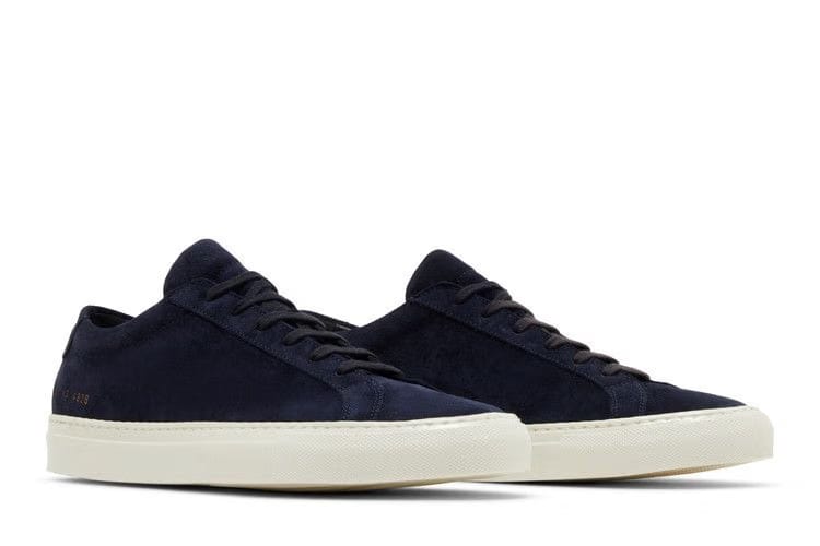 Common Projects Achilles Waxed Suede - Navy