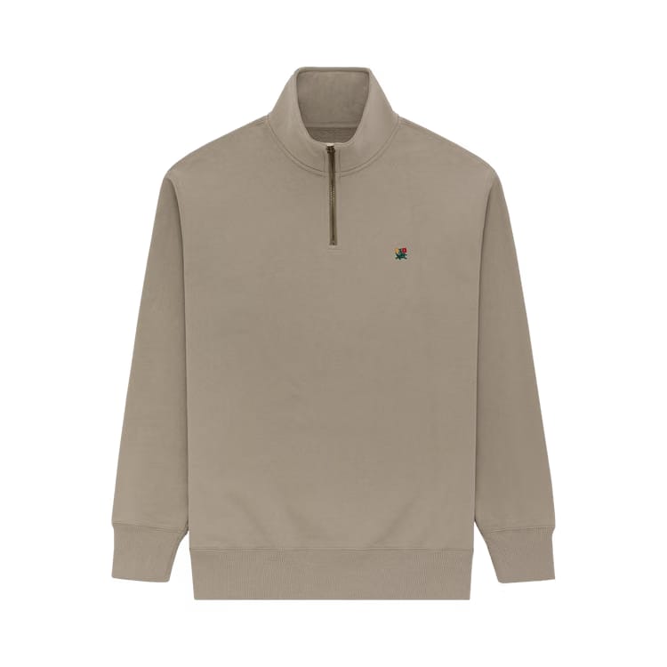 Aimé Leon Dore Crest Quarter Zip Pullover Laurel Oak