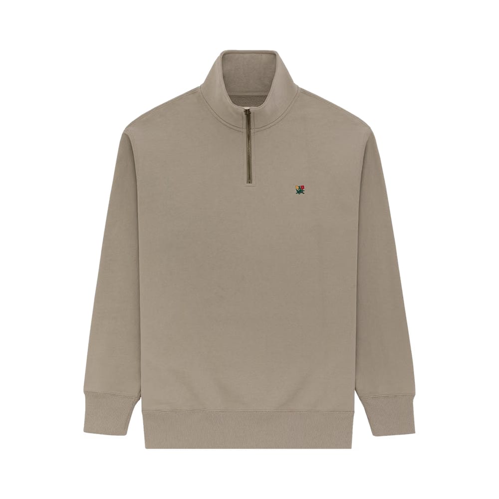 Aimé Leon Dore Crest Quarter Zip Pullover Laurel Oak