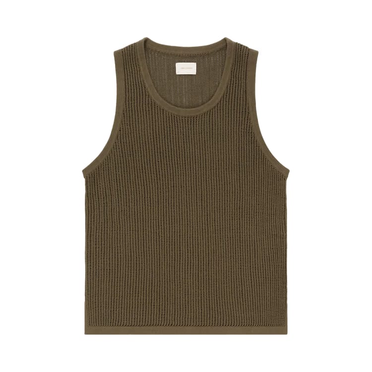 Aimé Leon Dore Mesh Knit Tank Citronella