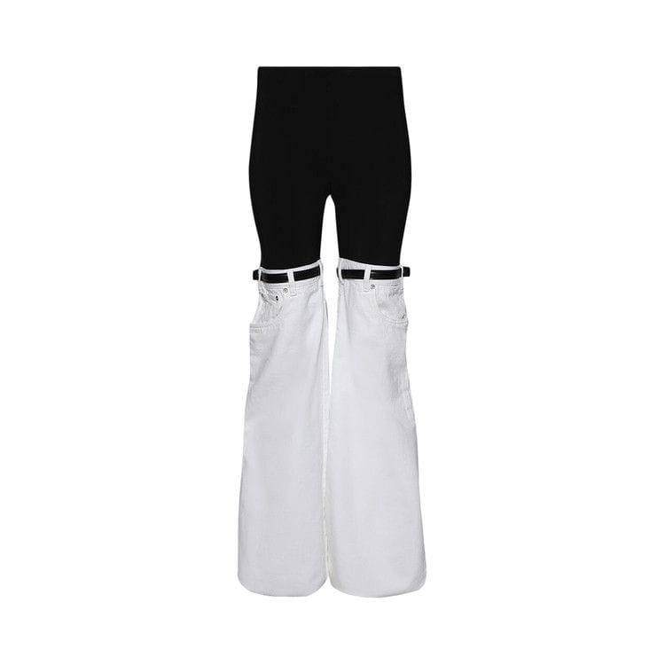 Coperni Hybrid Denim Trousers Black/White