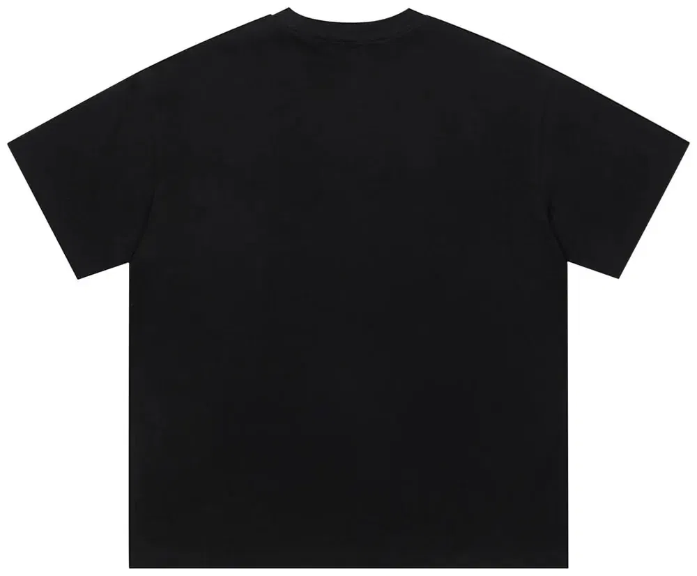 Palm Angels NY Monogram Spray T-Shirt Black/Blue