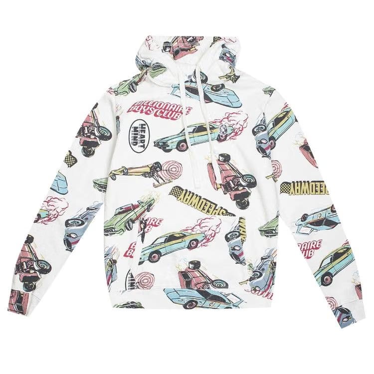 Billionaire Boys Club Speedways Hoodie White
