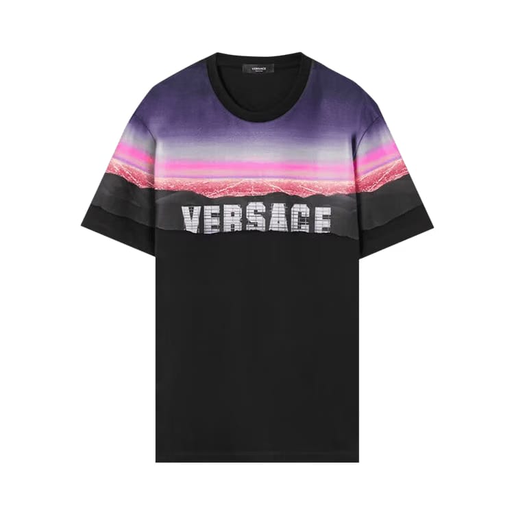 Versace Hills Print T-Shirt Black/Print