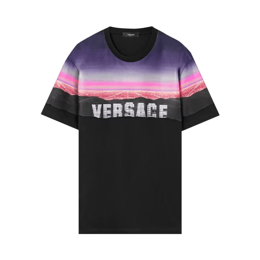 Versace Hills Print T-Shirt Black/Print