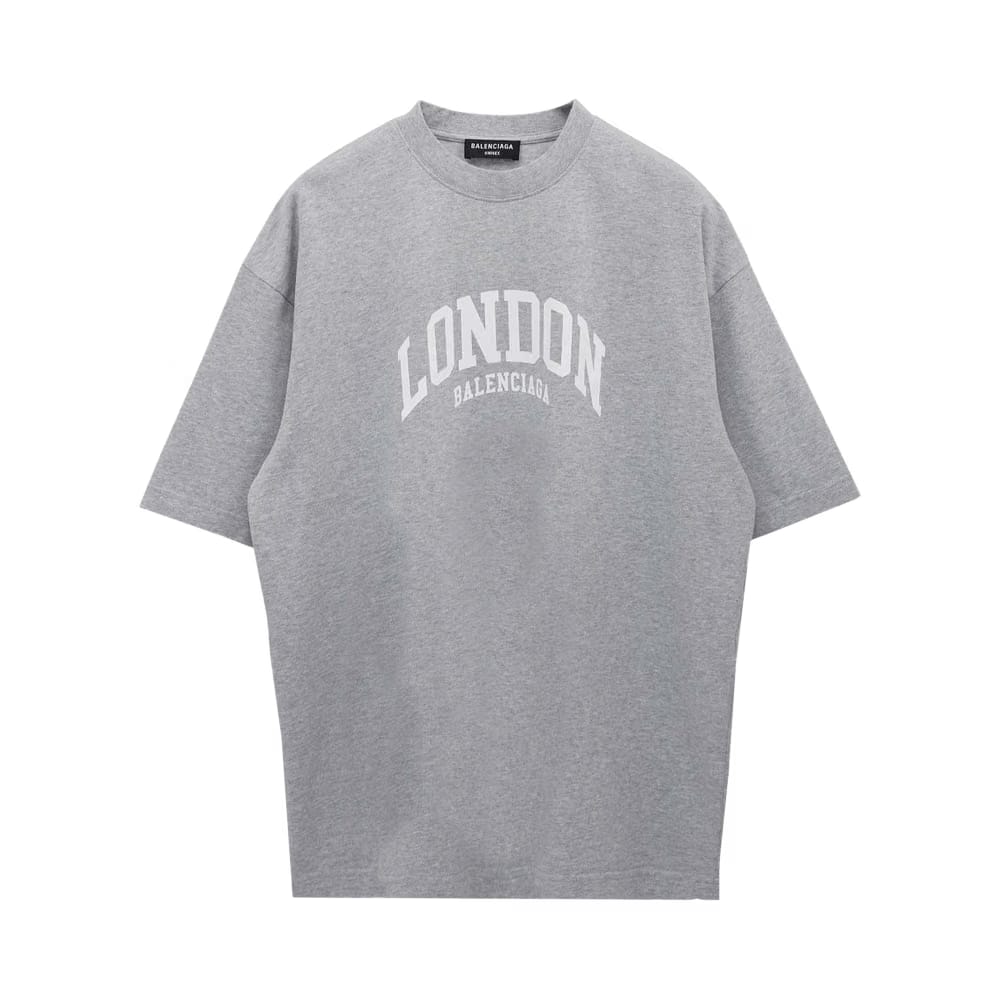 Balenciaga Cities London T-Shirt Medium Fit Grey