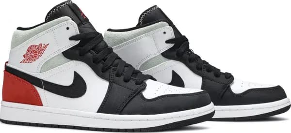 Air Jordan 1 Mid SE Red Black Toe