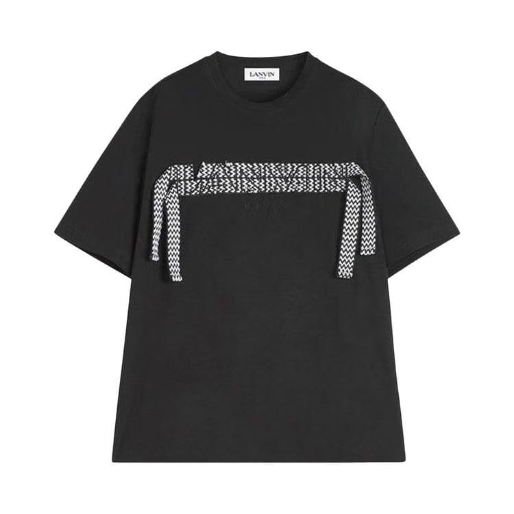 Lanvin Curb Lace T-Shirt Black