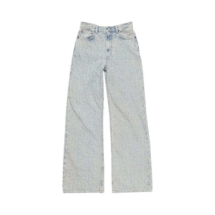Acne Studios Relaxed Fit Jeans Blue/Beige
