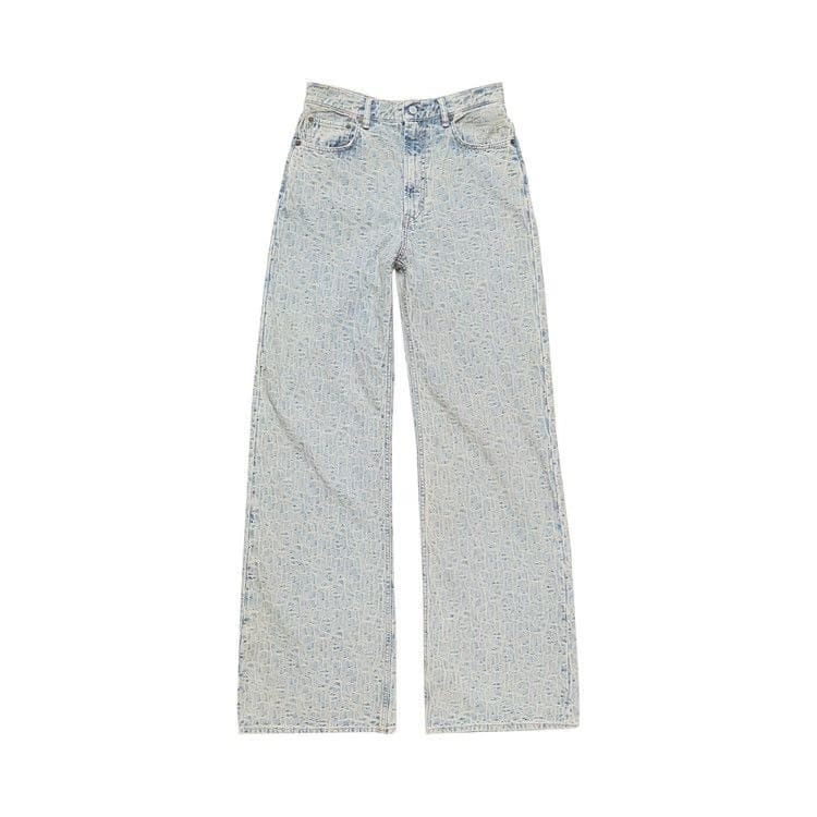Acne Studios Relaxed Fit Jeans Blue/Beige
