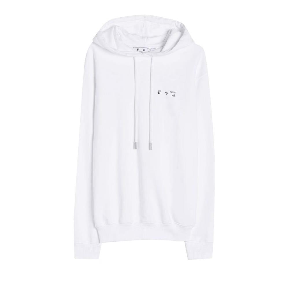 Off-White Palace Arrow Reg Hoodie White/Black
