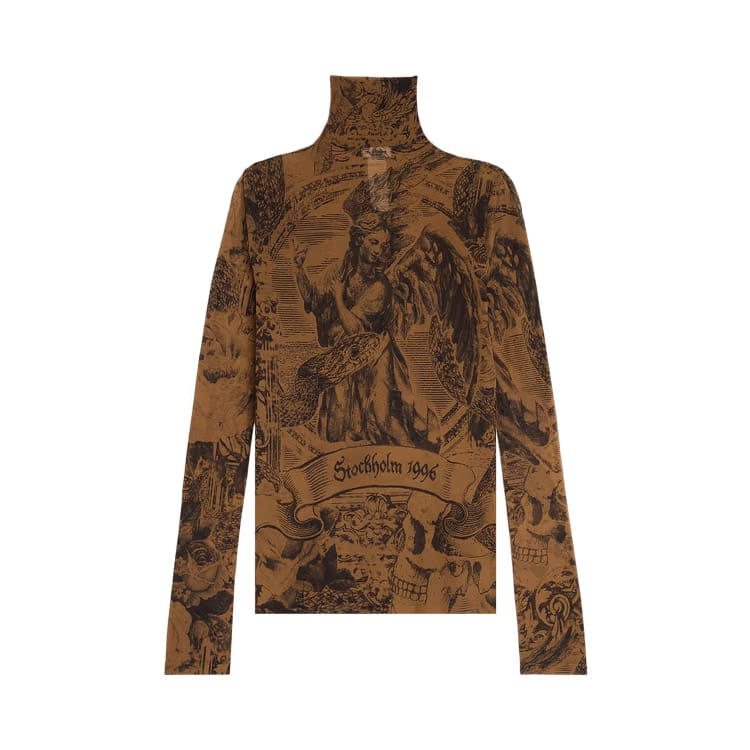 Acne Studios T-Shirt Camel/Black