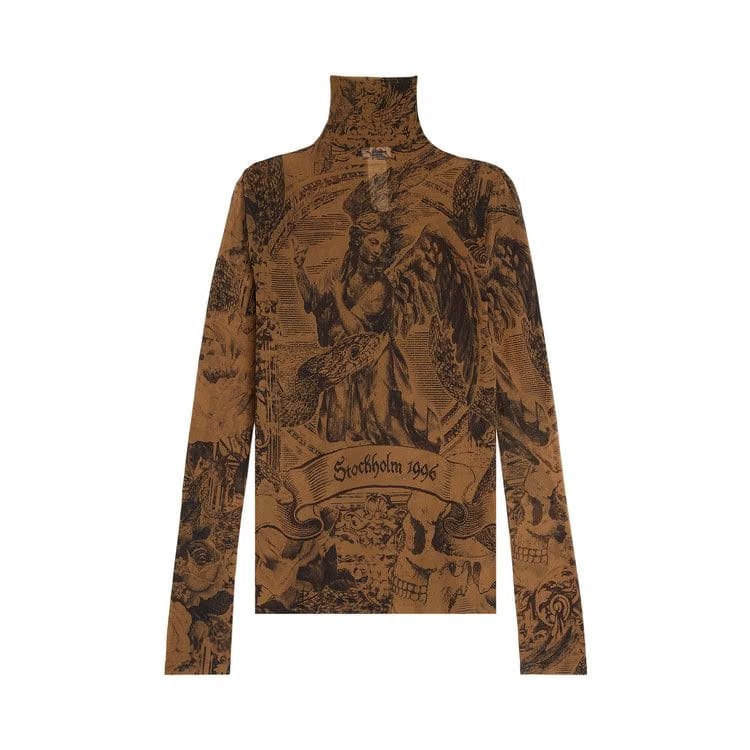 Acne Studios T-Shirt Camel/Black