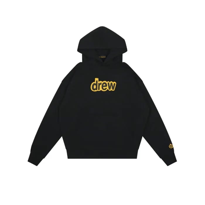 Drew Hoodie - Deconstructed Secret Black
