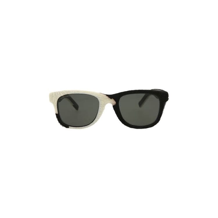 Saint Laurent Square Sunglasses White/Black/Grey