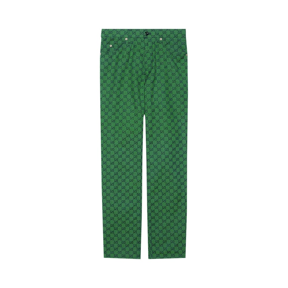 Gucci GG Canvas Pant Green