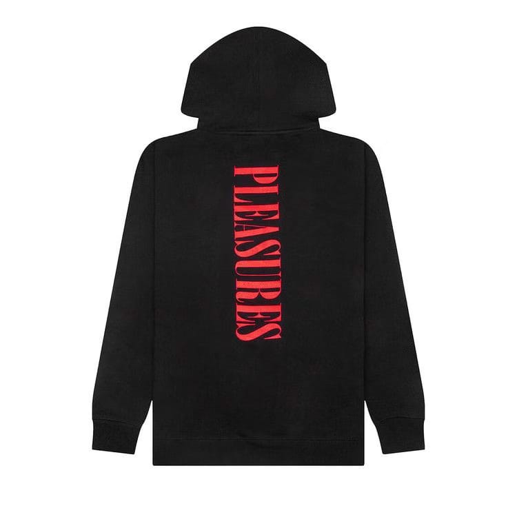 Pleasures Vertical Hoodie Black