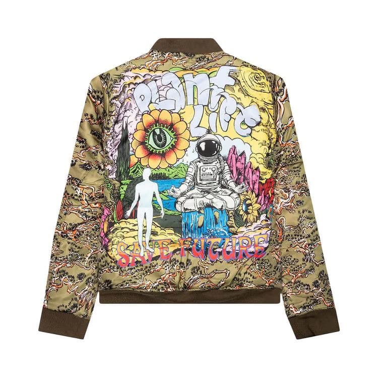 Billionaire Boys Club Phoenix Reversible Bomber Jacket Olive Drab