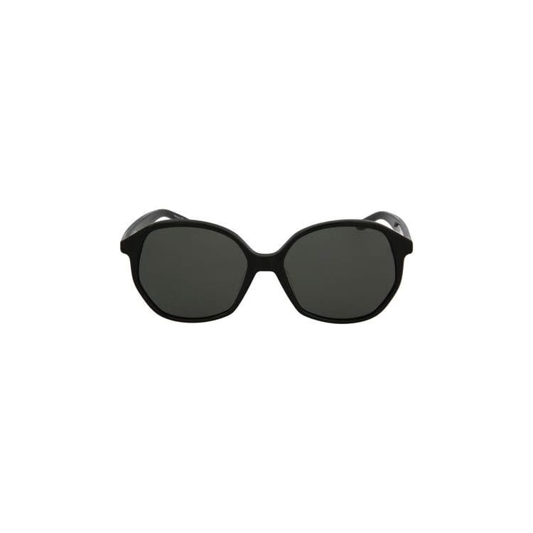 Balenciaga Round Frame Acetate Sunglasses Black/Grey