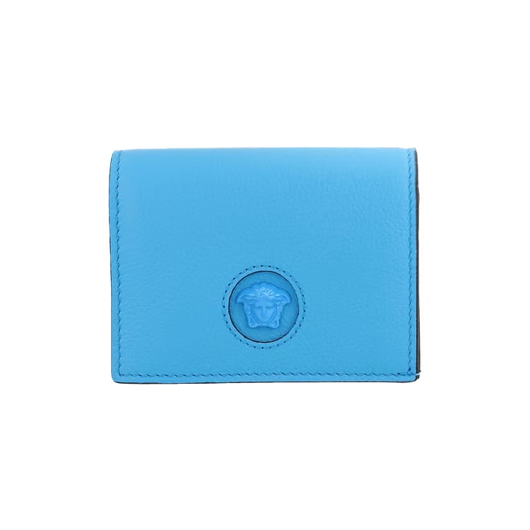 Versace Medusa Head Compact Wallet Blue
