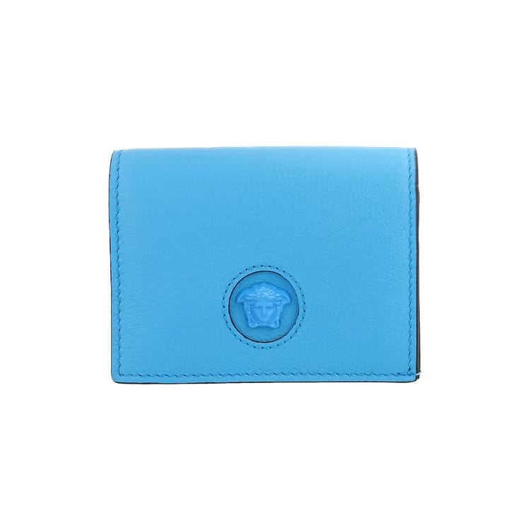 Versace Medusa Head Compact Wallet Blue